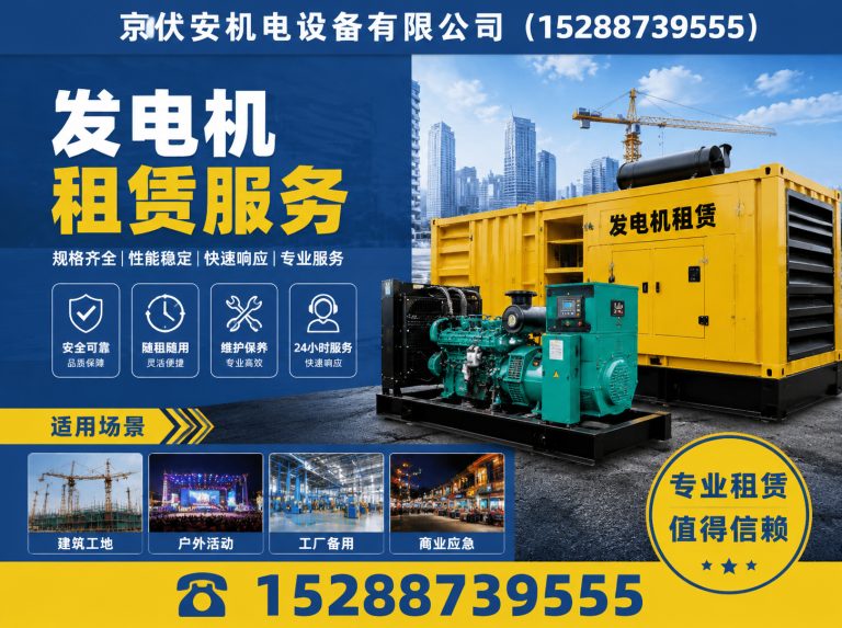 龙岩静音发电车租赁展示图