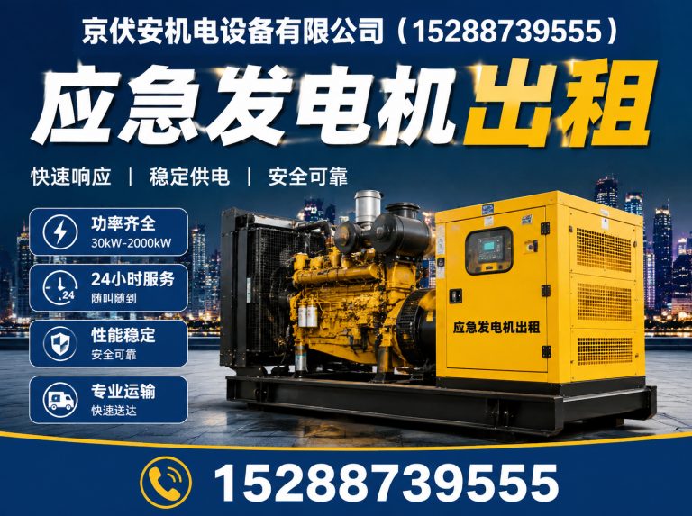 龙岩应急发电机出租展示图
